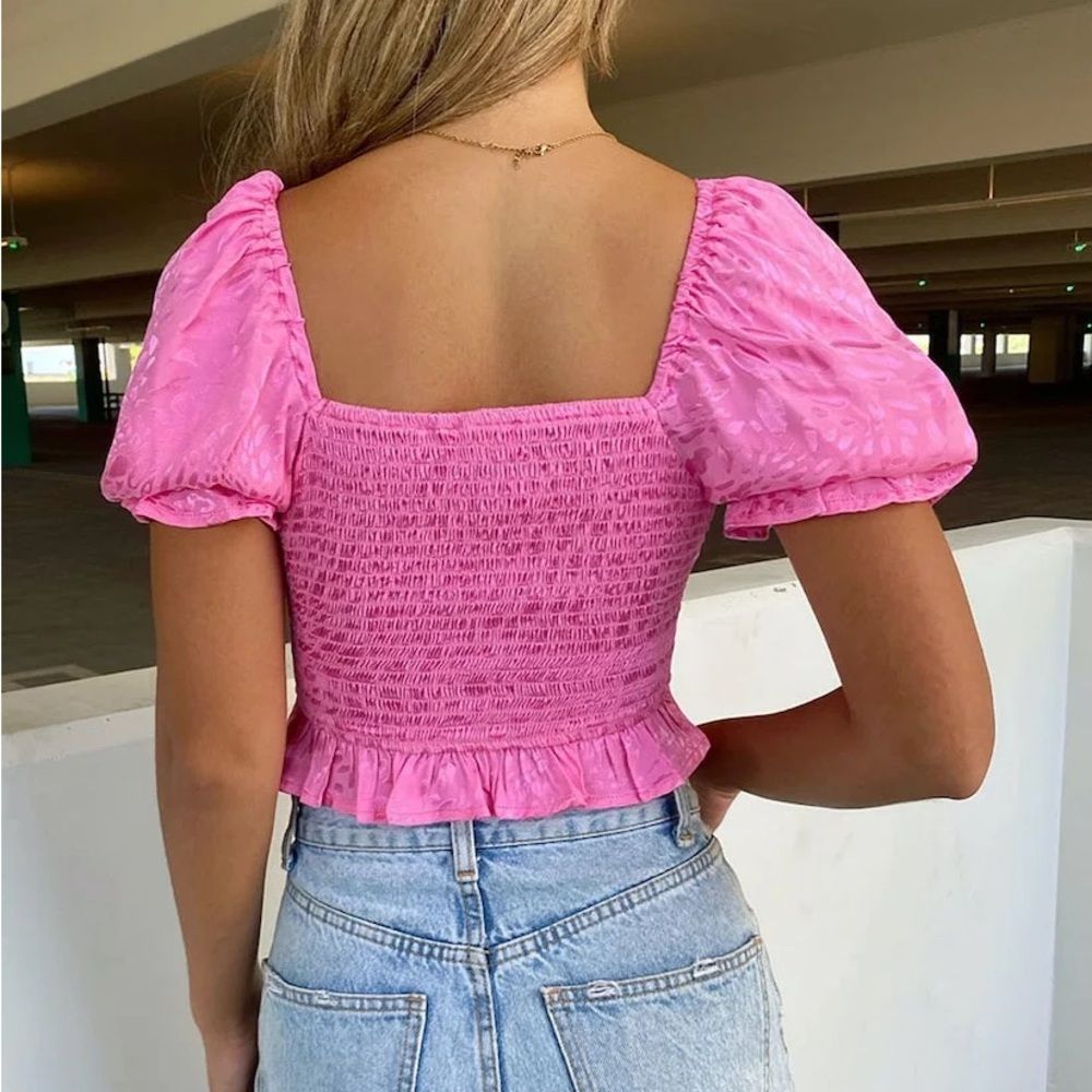 Aries Energy Pink Cheetah Top - Picture 4 of 4